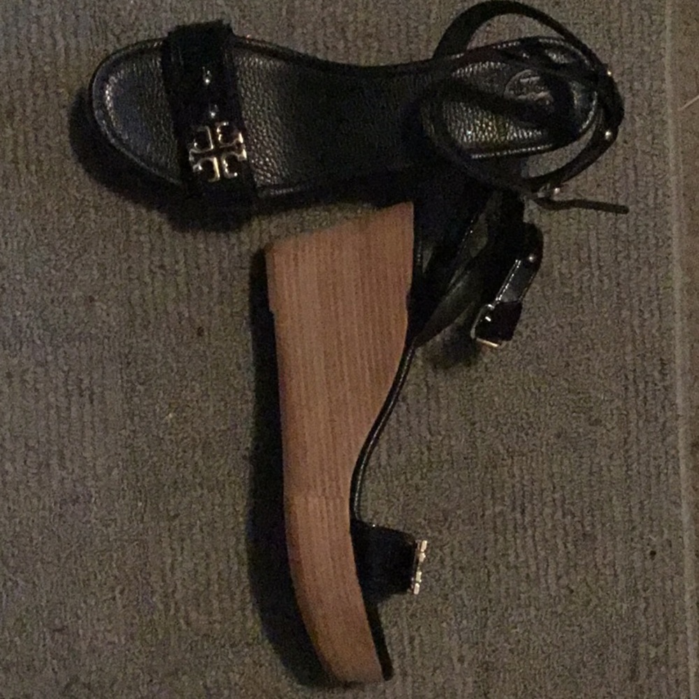 Black Tori Burch sandals